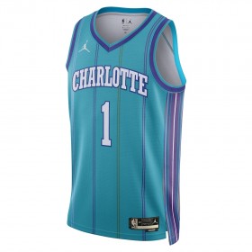 Män Charlotte Hornets Tröja LaMelo Ball Jordan 2023-24 Classic Edition Kricka Swingman